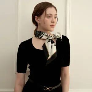 [롯데백화점]엘르 베니마차 실크 방도 스카프 SE549S306