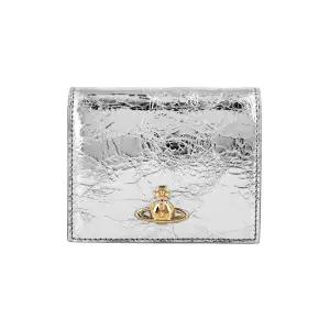 [비비안웨스트우드] 여성 메탈릭 크링클 반지갑(51150030W L00A7 Q401)