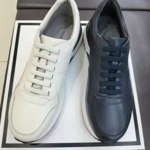 [에스콰이아][행복한백화점][에스콰이아]남성 소프트 소가죽  쿠션잉  패션 밴딩 스니커즈 YADFHZ23