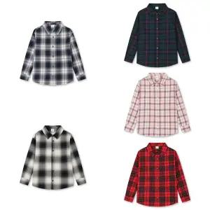 [대구백화점] [탑텐키즈]공용) 플란넬 오버핏 셔츠(MKF4WC3212)