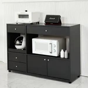 1200 세련된 전자렌지다이 부엌수납장 오븐거치대 밥솥대 주방가구