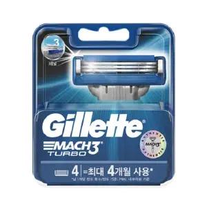 P&G 질레트 마하3 터보 면도날*4입  x 2개