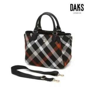 [백화점 선물포장] 닥스 크로스백 여성 나일론 경량 토트백 미니 핸드폰 가방 블랙 레드 956