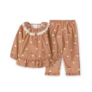 [NS홈쇼핑][오르시떼] 여아동 E116 산타크림 긴소매 상하[35474193]