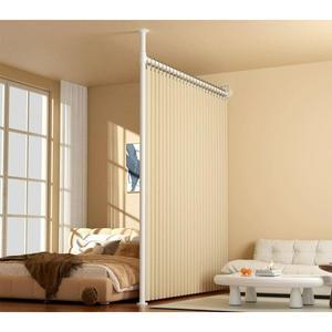 무타공 패브릭파티션 원룸 공간분리 가벽 행거형커튼 세로