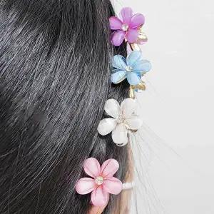 [콩심팥심]예쁜 여아헤어핀 집게핀 아기 미니꽃머리핀 헤어핀