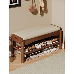 원목 손잡이 신발장의자 현관벤치 45cm 신발 수납 현관신발장