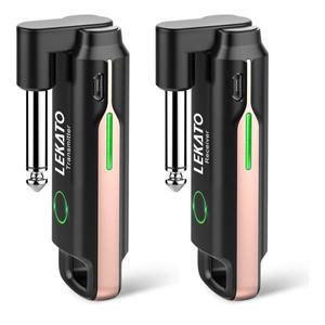 Lekato 일렉트릭베이스 기타 음악 액세서리 송신기 수신기 Ws-70 무선 시스템 악기 70 채널