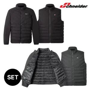 슈나이더 남성 경량 패딩 자켓 베스트 세트
