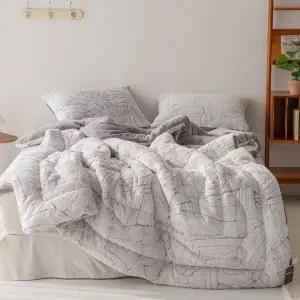 [조은슬립]홈슈가 프리미엄 15mm 라셀 극세사 겨울 차렵이불 침구세트 SS/Q