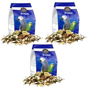 델리네이쳐 프리미엄 혼합 대형 3kg 3개 앵무새 사료 28723