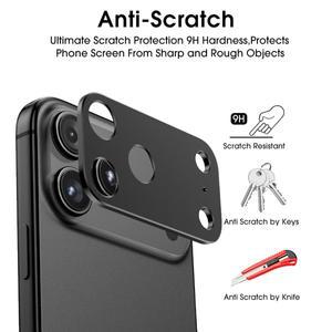 아이폰 17 Pro Max, 속이 빈 카메라 렌즈 보호 커버, 알루미늄 메탈 후면 스티커 캡