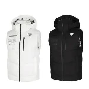 다이나핏 공용 모굴 미들 다운 후드 베스트 조끼 YUW24557