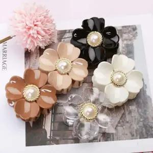 [골드스마일]선녀 인기 왕꽃 집게핀 머리핀 감성 옆머리핀 앞머리