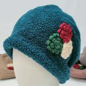 겨울 비니 중년 여성 뽀글이 털 방한 엄마 할머니 모자 국산