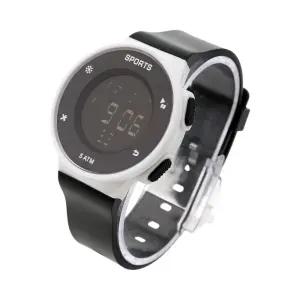 (블랙 화이트) 방수 전자 손목시계/등산/시계/커플/디지탈/LED/런닝/학생/군대/빈티지/밴드/러닝/알람/운동
