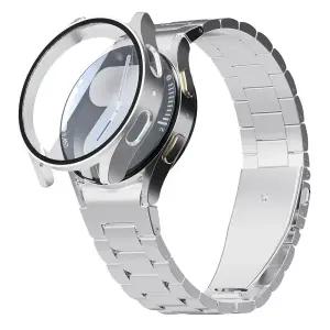 갤럭시워치 7 6 5 4 메탈 스트랩 + 풀커버 케이스 세트