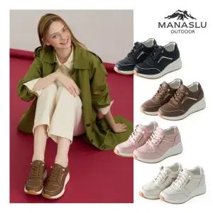 마나슬루 양가죽 키높이 스니커즈