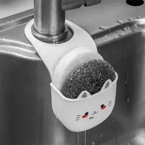 싱크대 수전 걸이 실리콘수세미 거치대 포켓 홀더