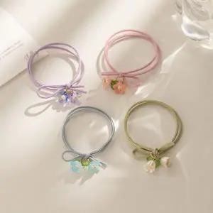 [콩심팥심]슈슈 리본 머리 머리끈세트 헤어 여성머리끈 방