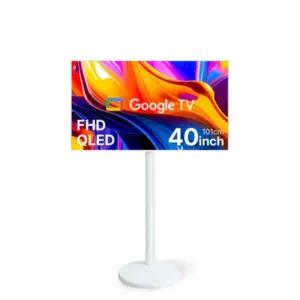 큐빅스 화이트 101cm 40인치 FHD QLED X2 이동식 TV