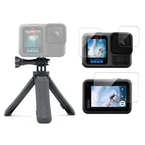 고프로 13 필수 악세사리 세트 2종 C 강화유리 보호필름 쇼티 호환 삼각대 셀피스틱 핫굿