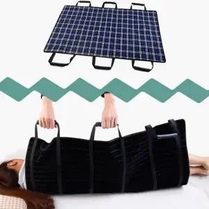 환자용 보조 매트 간병용 뒤집기 간병인 환자용 용이동 매트 체위 손잡이 미끄럼 침대용 케어 코튼 어깨