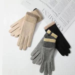 여성 스마트폰 장갑 스마트터치 기모 여성 터치 장갑 겨울 방한