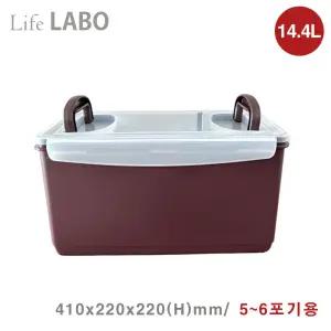 Life LABO 더 튼튼한 김치통 14.4L 투핸들 (5~6포기용)