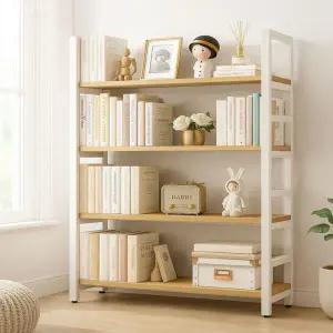 아트박스/가구느낌 리버책장 4단 500 철제 책꽂이 인테리어