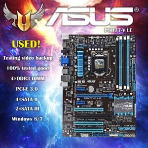 Asus P8H77-V LE 데스크탑 마더보드 소켓 1155 USB3.0 DDR3 32GB ATX 판매 중