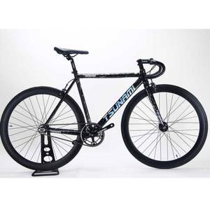 쓰나미픽시 픽시자전거 완차 싼곳 snm100 앞뒤브레이크포함 불꽃블랙+전후방브레이크