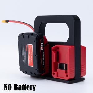 밀워키 호환 18V 리튬 배터리 충전기 인터페이스 적응용 XT60 4 팩 기계 보관 홀더 없음