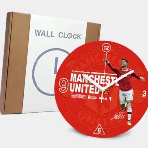 (올핀)무소음 캔버스 벽시계 맨유 호날두 디자인