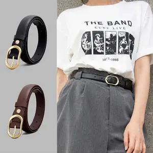 패션 벨트 여자 캐주얼 룩 버클 가죽 허리띠 청바지 여성가죽허리띠