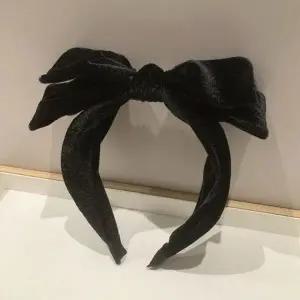 [골드스마일]벨벳 대형 헤어반다나 머리띠 와이드 리본 밴드