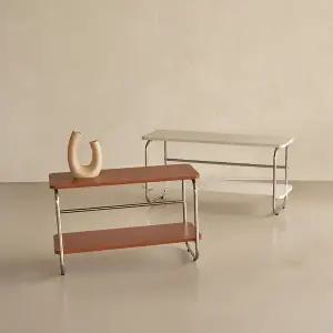 동서가구 글림 미드센츄리 미니 2단 수납 선반 DF927264