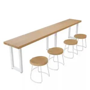 낮은 바테이블 세트 창가 홈바 테이블 업소용 홈카페 벽과 베란다 좁고긴테이블 조립 식탁