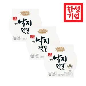 한성기업 한성젓갈 낙지젓갈 150g X 3개