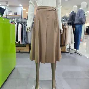 시슬리/애플아울렛/아비곳 벨티드 플리츠 스커트 SASK43461