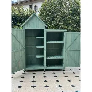 조립식 창고 야외 간이 수납함 캐비닛 컨테이너 원목 정리함 농기구보관함