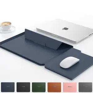 클라브 5색상 노트북 맥북 파우치 스탠드 마우스패드 일체형 13인치 14인치 LG그램 케이스