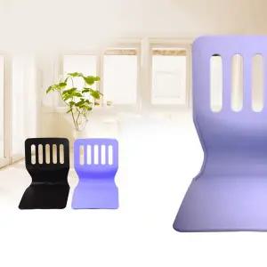 세련된디자인 허리부담을 덜어주는블랙 등받이 좌식의자