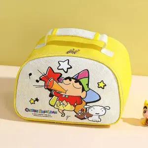 [골드스마일]짱구 어린이 도시락 가방 라운드