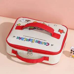 [골드스마일]짱구 사각 도시락 가방