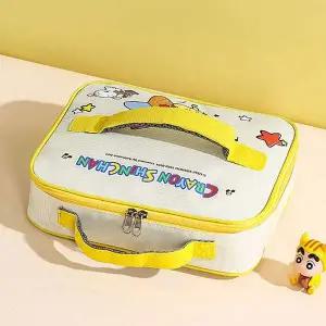 [골드스마일]짱구 도시락 가방 사각 밥상보들