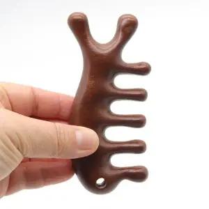 [골드스마일]우드데이 원목 마사지기 괄사 해마 얼굴 어깨 마사지 도구