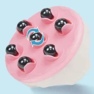 [골드스마일]자석 원형 지압 롤 마사지 글러브 핸드용 회전 마사지기