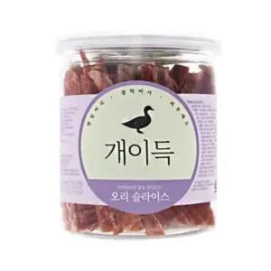 고품질 개이득 200g (오리 슬라이스) 강아지 (WFFQVET)