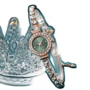 [골드스마일]여성시계 클로에슬라이드여성손목시계(그린)메탈시계